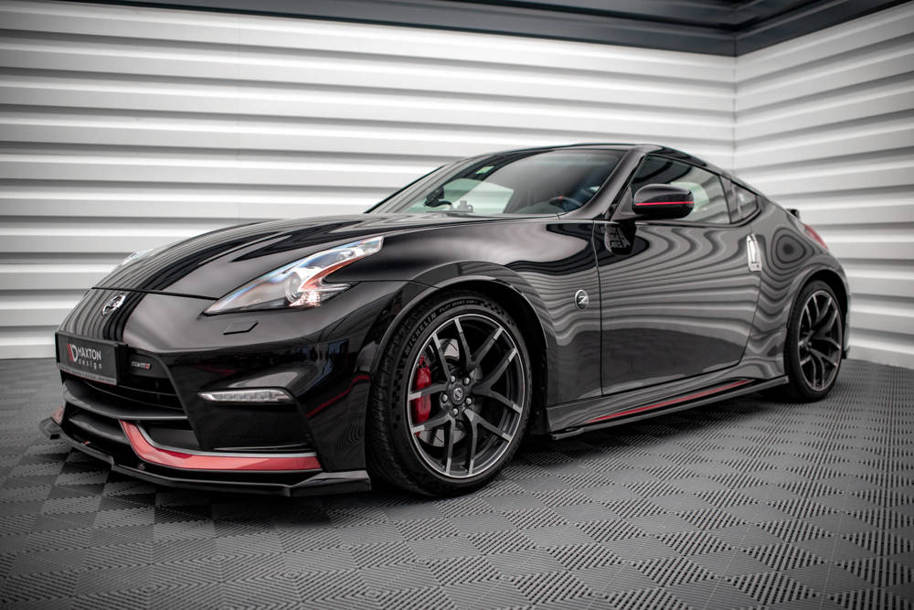 Zijskirts V.2 Nissan Nismo 370Z Maxton Glans Zwart