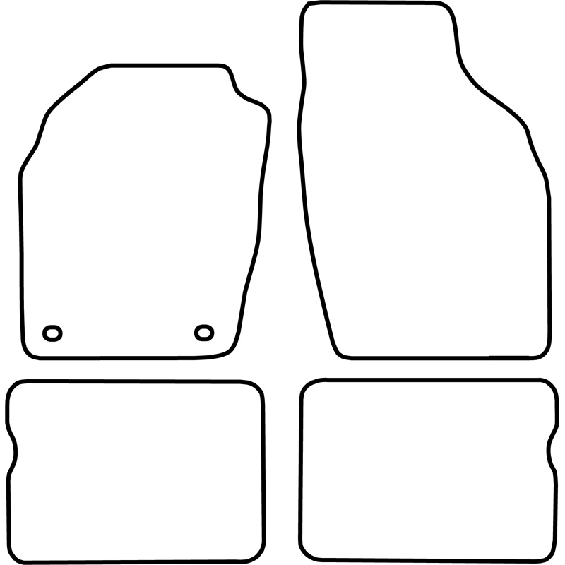 Automatten  Opel Agila 2000-2002