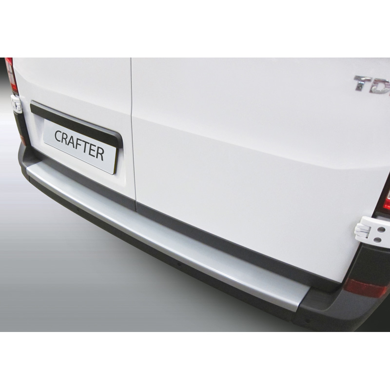 ABS Achterbumper beschermlijst  Volkswagen Crafter 2017- & MAN TGE 2017- Zilver