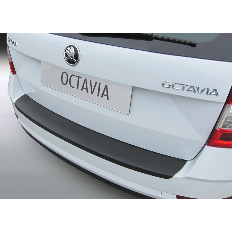 ABS Achterbumper beschermlijst  Skoda Octavia III FL Kombi 2017-2020 (excl. VRS) Zwart
