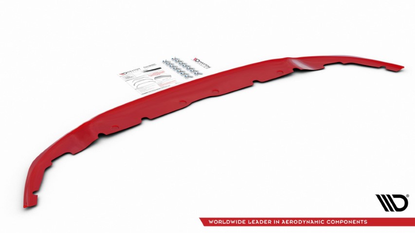 Voorspoiler BMW 1 Serie F40 M-Pack/ M135i Glans Rood V4
