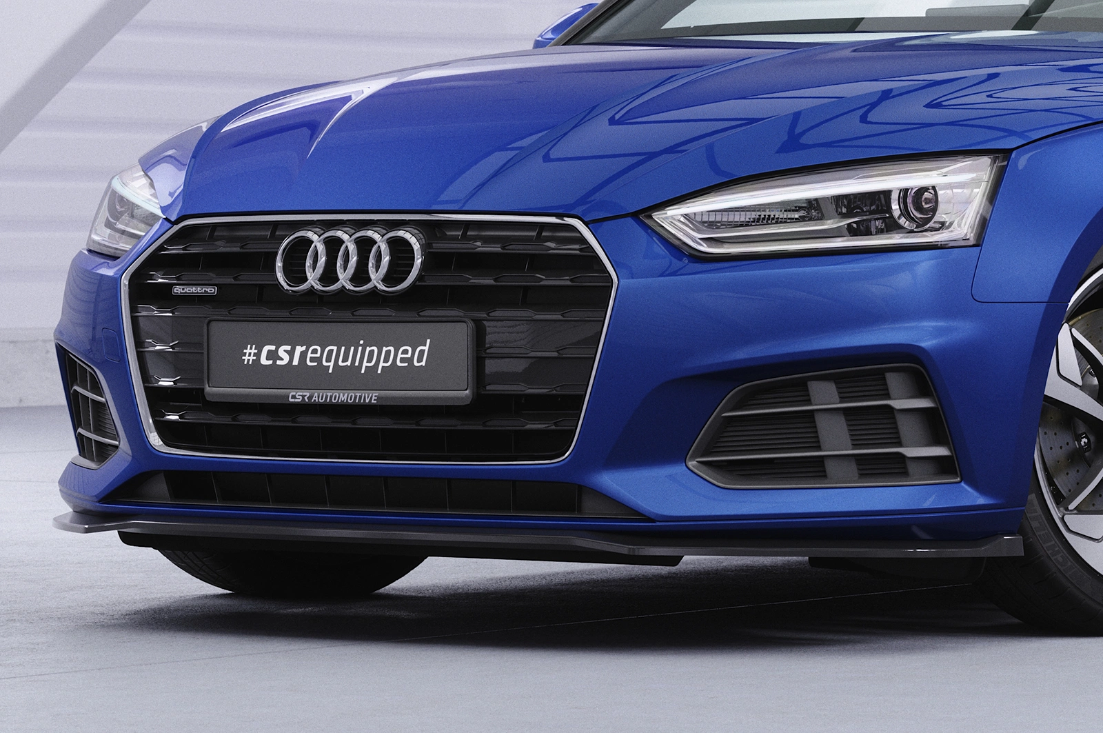 Voorspoiler Audi A5 (F5) Glans Zwart – CSR Automotive 