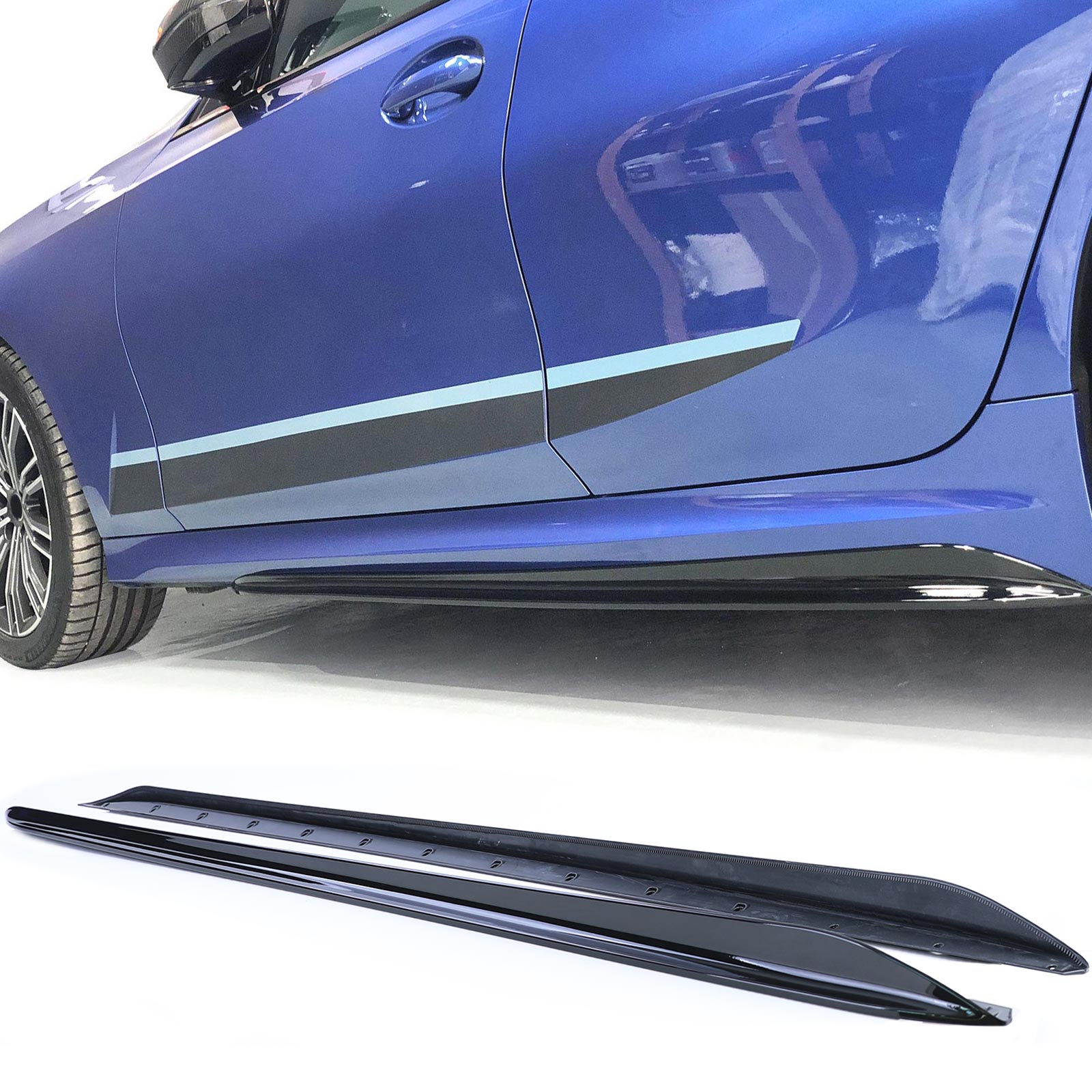 Bodykit BMW 3 Serie G20 Glans Zwart Look M-Pakket