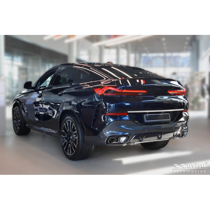 Avisa Geborsteld RVS Kofferbak Sierlijst  BMW X6 (G06) 2024- excl. M-Sport