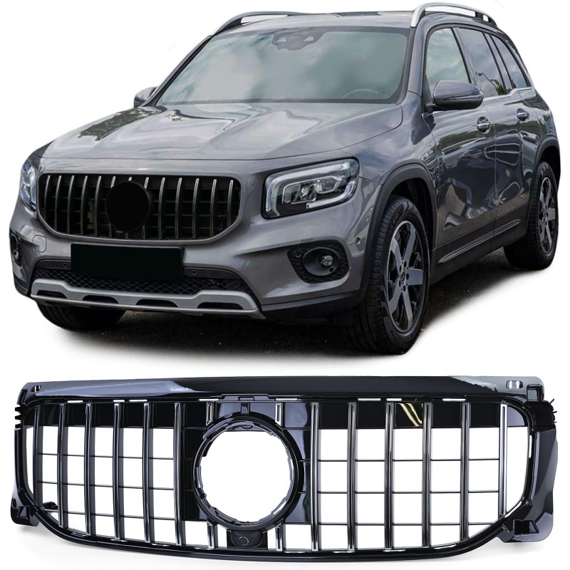 Grill Mercedes GLB X247 Zwart/Chroom GT Look