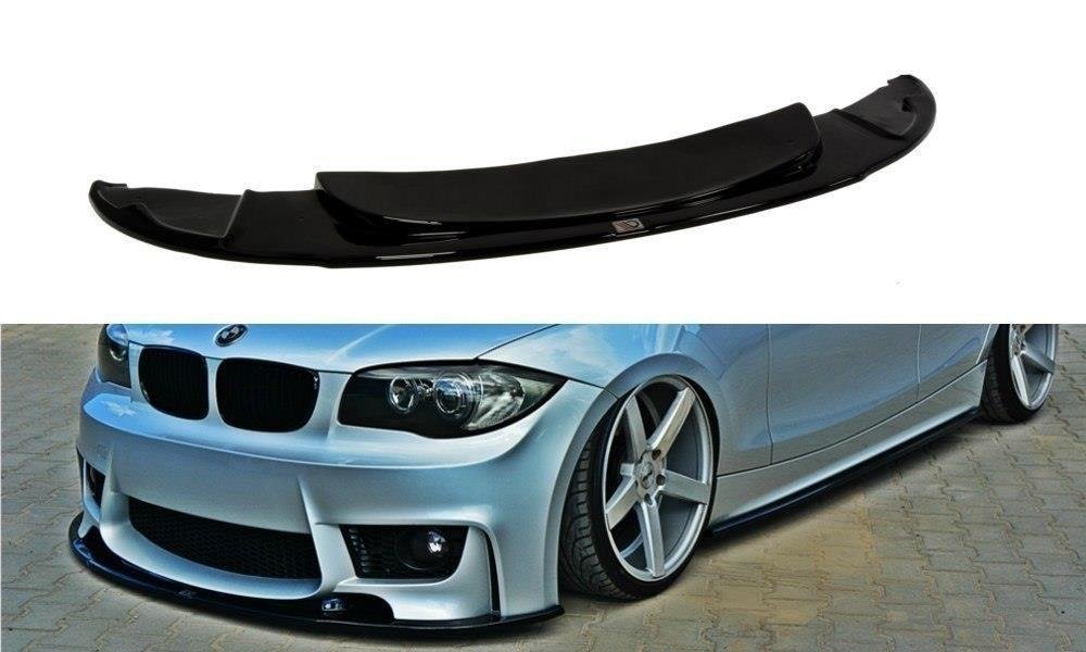 Voorspoiler BMW 1-Serie E87 2004-2008 M-Design Gloss Black