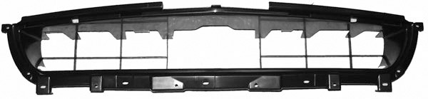 Bumper Grill LANCER 03-07 MAT ZWART