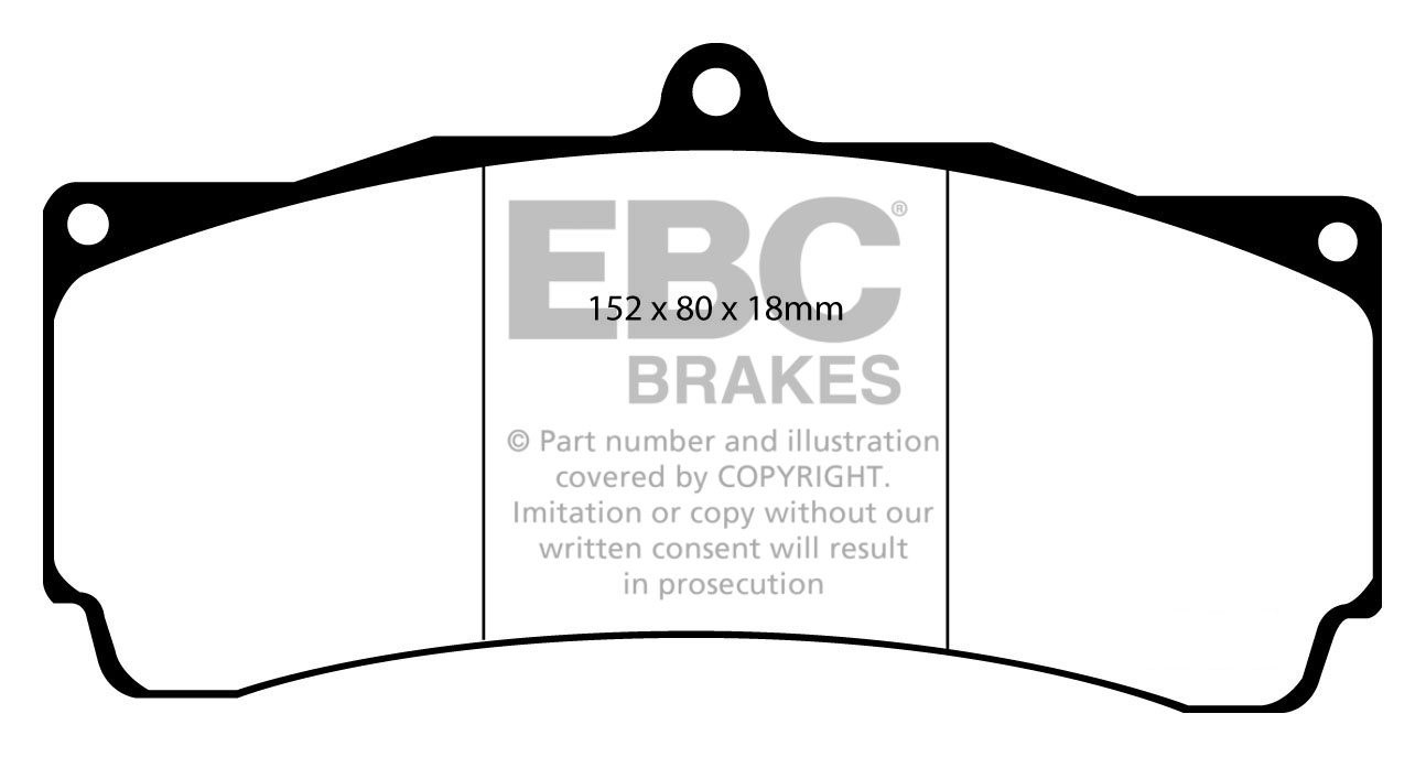 EBC Brakes BMW 330 xDrive 3.0 (E91) 2008-2010 Remblokken voorzij