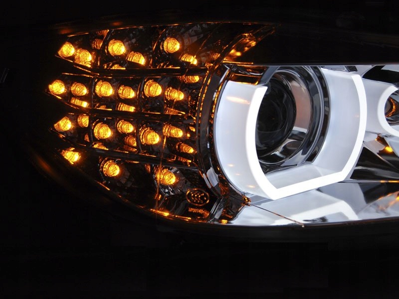 Koplampen BMW E90/E91 09-11 Xenon 3D Angel eyes