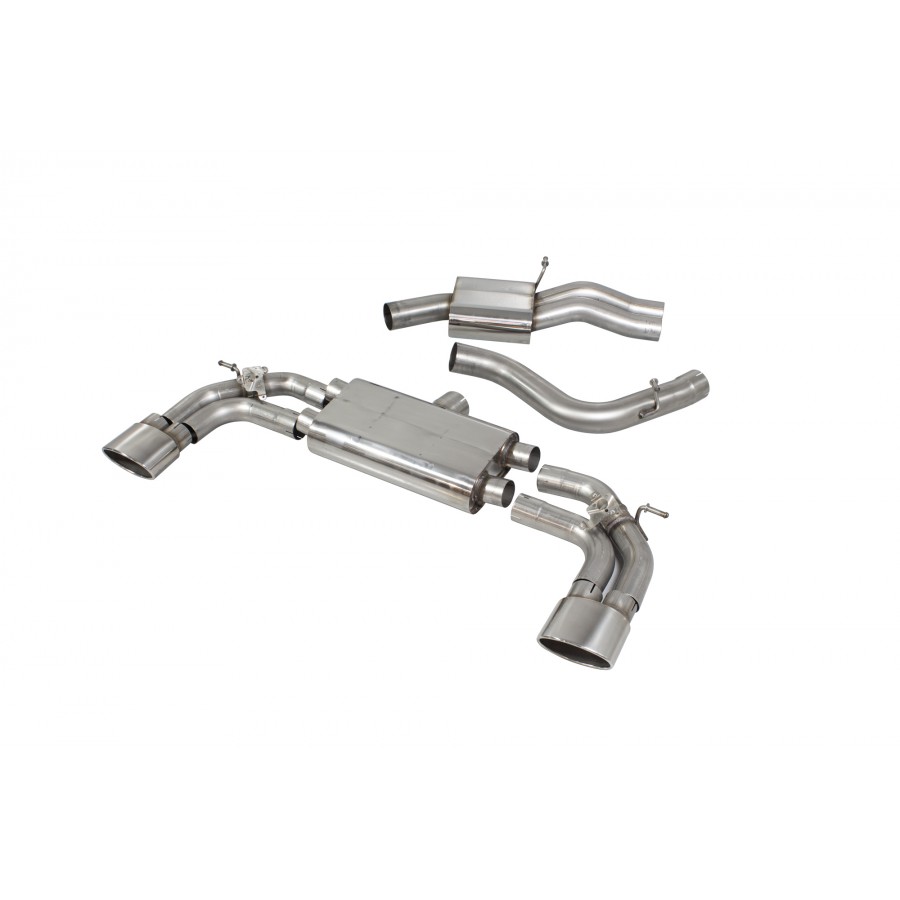 Audi RS3 8V Saloon / Sedan 17 - 18 Non-GPF Model Resonated cat-back system with electronic valves