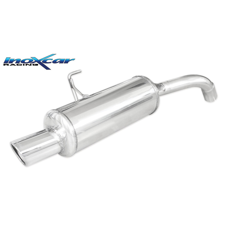 100% RVS Sportuitlaat  Renault Clio II RS 2.0 Phase 2 172pk 2002-2003 1x90mm X-Race