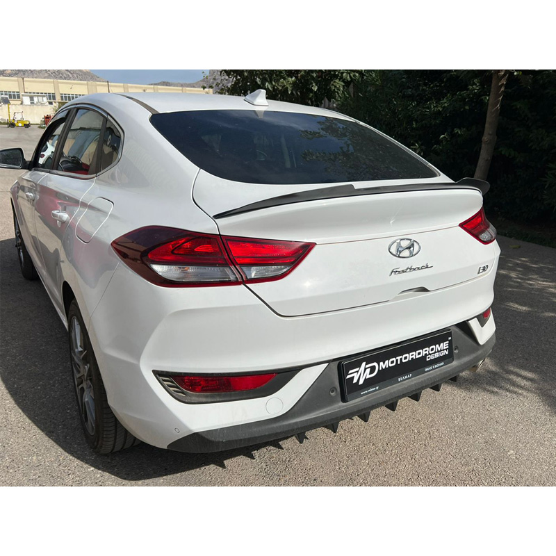 Achterspoilerlip  Hyundai i30 III Fastback incl. N-Line 2017- (ABS Glanzend zwart)
