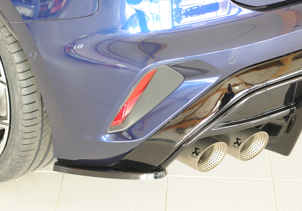 Achterzijdiffusers Audi A3 (GY) – 06.24-  glans zwart
