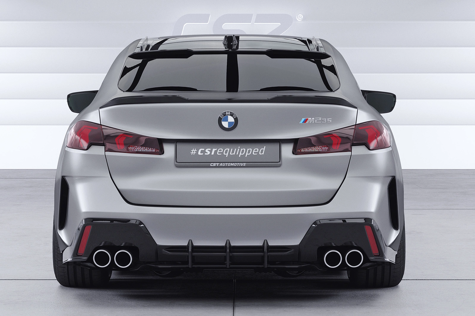 Achterspoiler/ Dakvinnen  BMW 2-Serie F74 Gran Coupe 2024- (ABE Glanzend zwart)