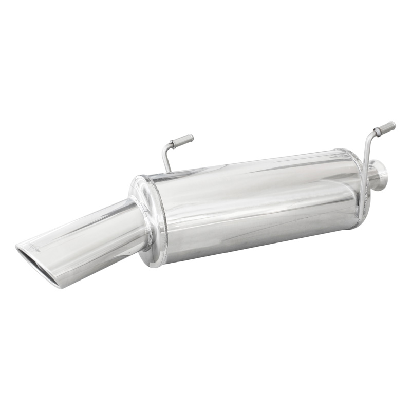 100% RVS Sportuitlaat  Peugeot 206 CC 2.0 16v (136pk) 2001- 120x80mm