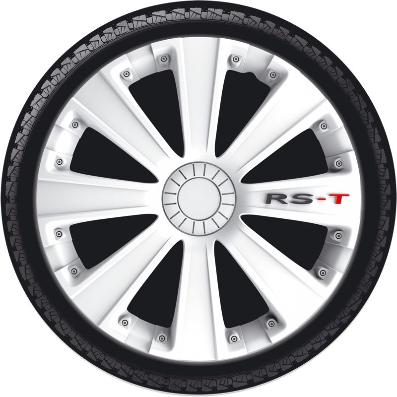 4-Delige Wieldoppenset RS-T 15-inch wit