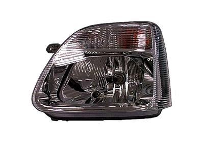 koplamp, H4, elektr verstelb, zwart huis, links, 03/2002-Opel Ag