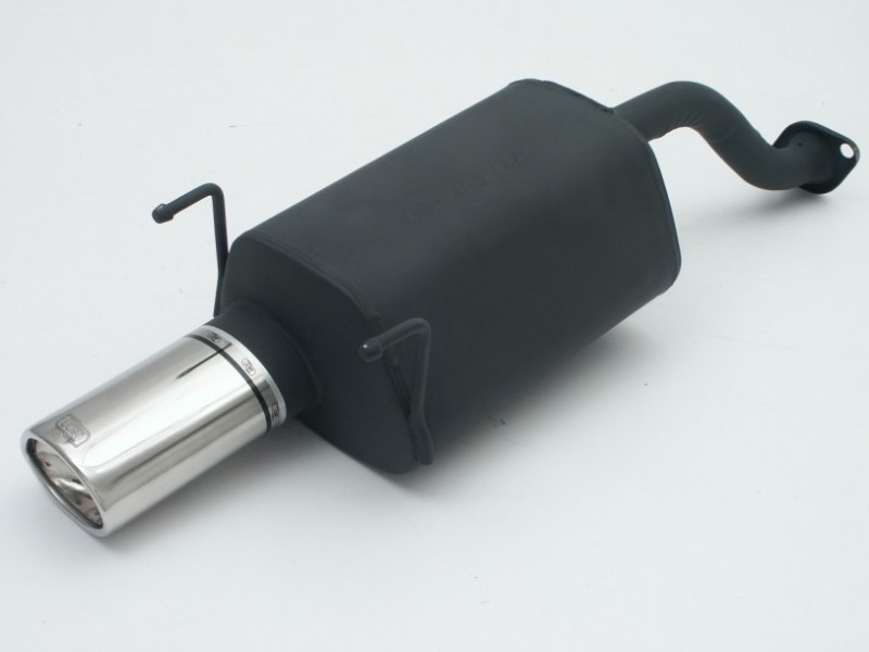 Einddemper Honda Civic 1992-1996 RVS eindstuk 2x100mm rond