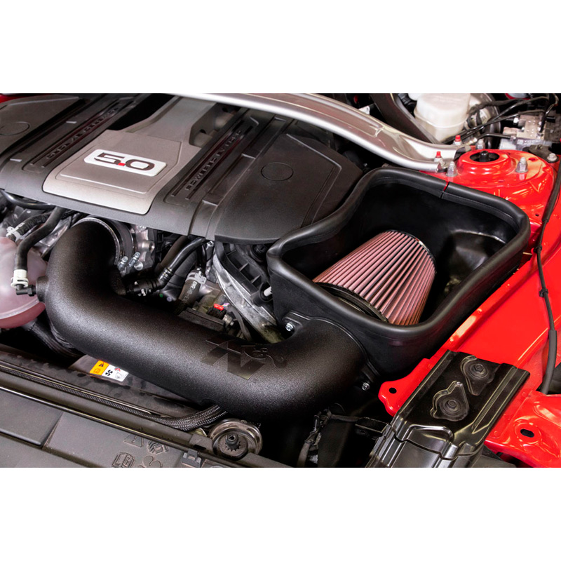 K&N Aircharger Kit  Ford Mustang GT 5.0L V8 2018-2021 (63-2605)