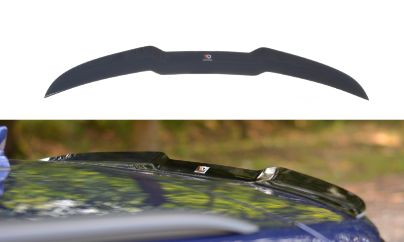 Spoiler Audi RS4 B9 Avant Maxton Glans Zwart