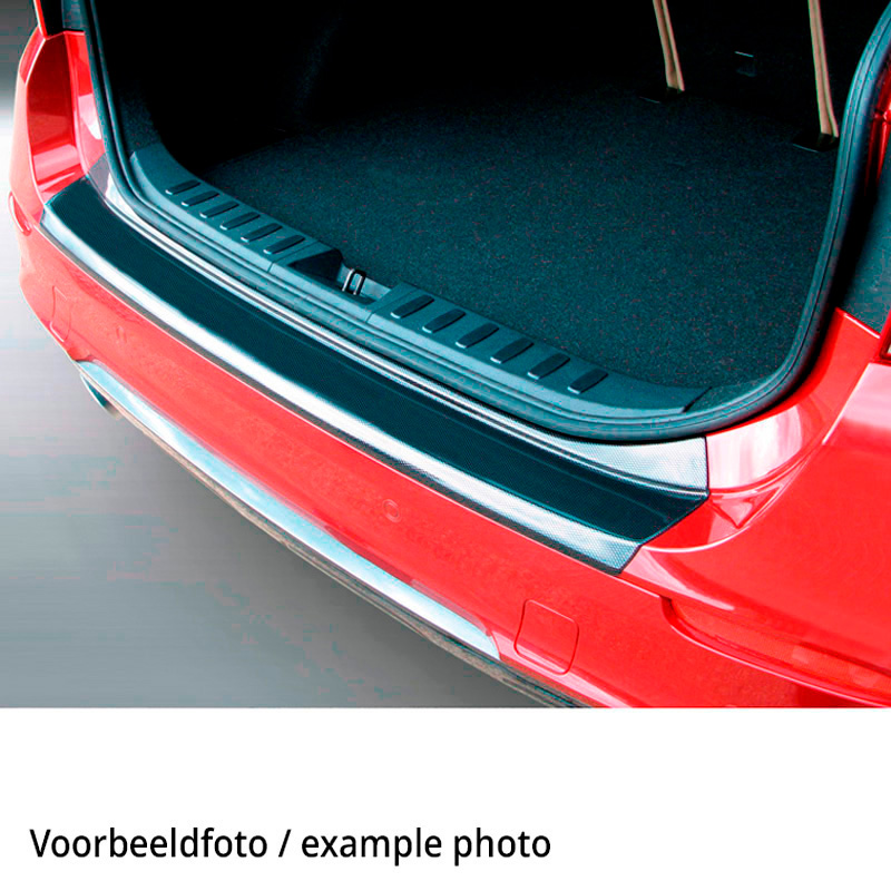 ABS Achterbumper beschermlijst  MG 3 Facelift 2018-2023 Carbon Look
