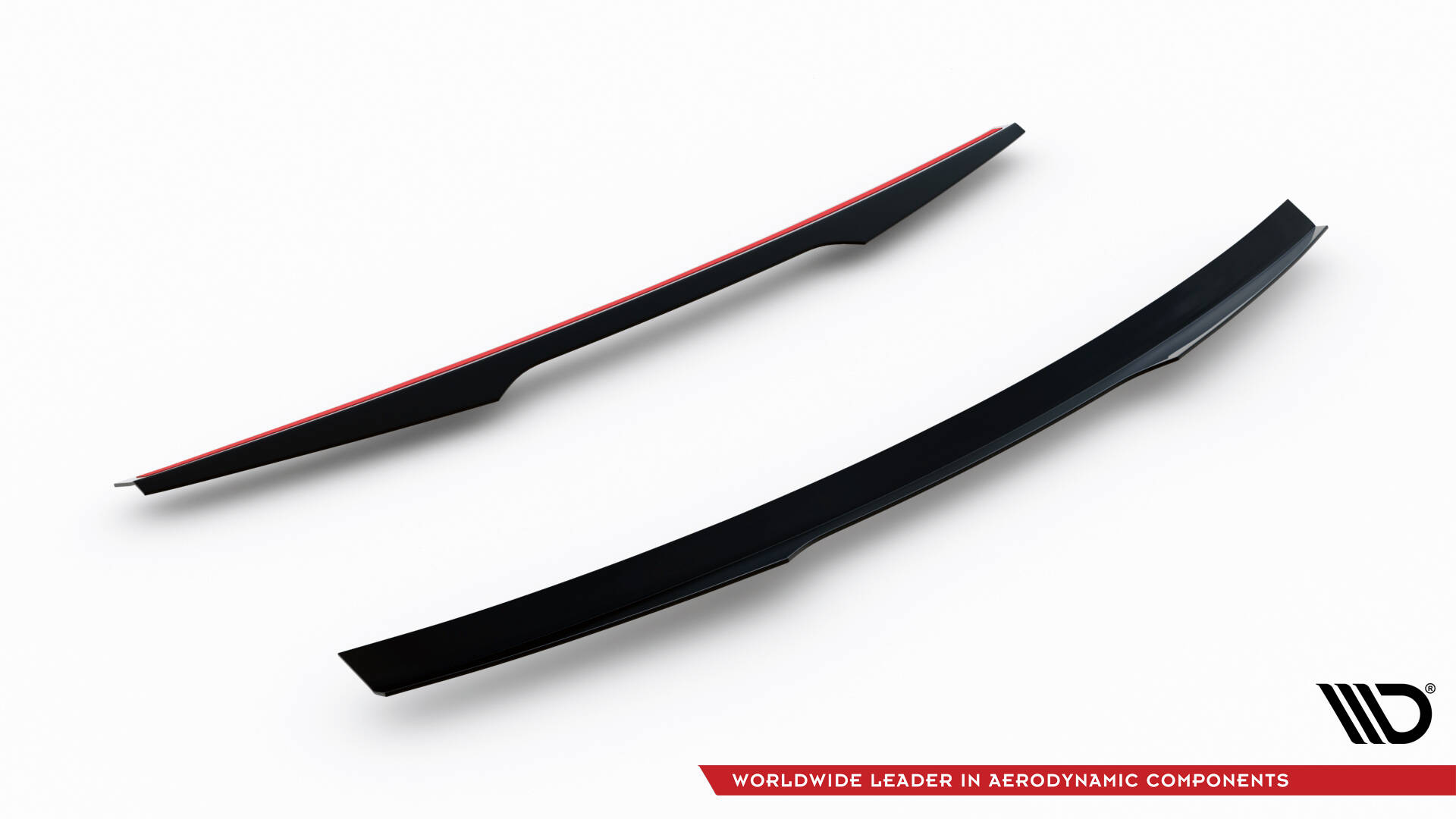Spoiler Cap Ford Fiesta Standaard / ST / ST-Line MK8 Maxton Glanzend zwart