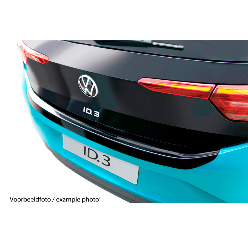 ABS Achterbumper beschermlijst  Volkswagen ID.Buzz 2022- (Achterklep & Achterdeuren) - Glanzend zwart