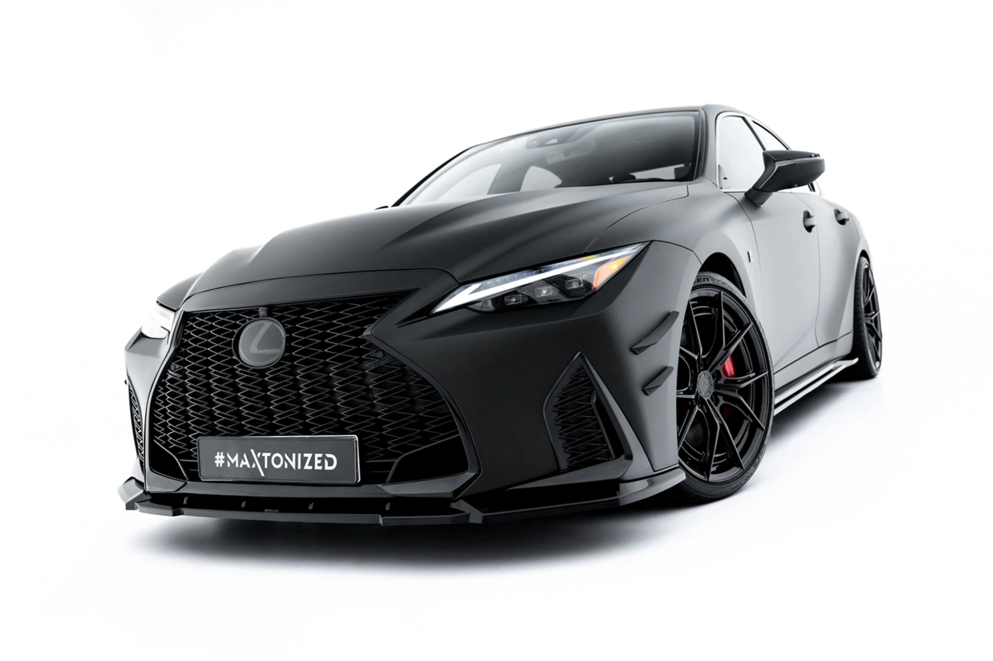 Bodykit Lexus IS 500 Mk3 Facelift 2 (XE30) Maxton Glans Zwart