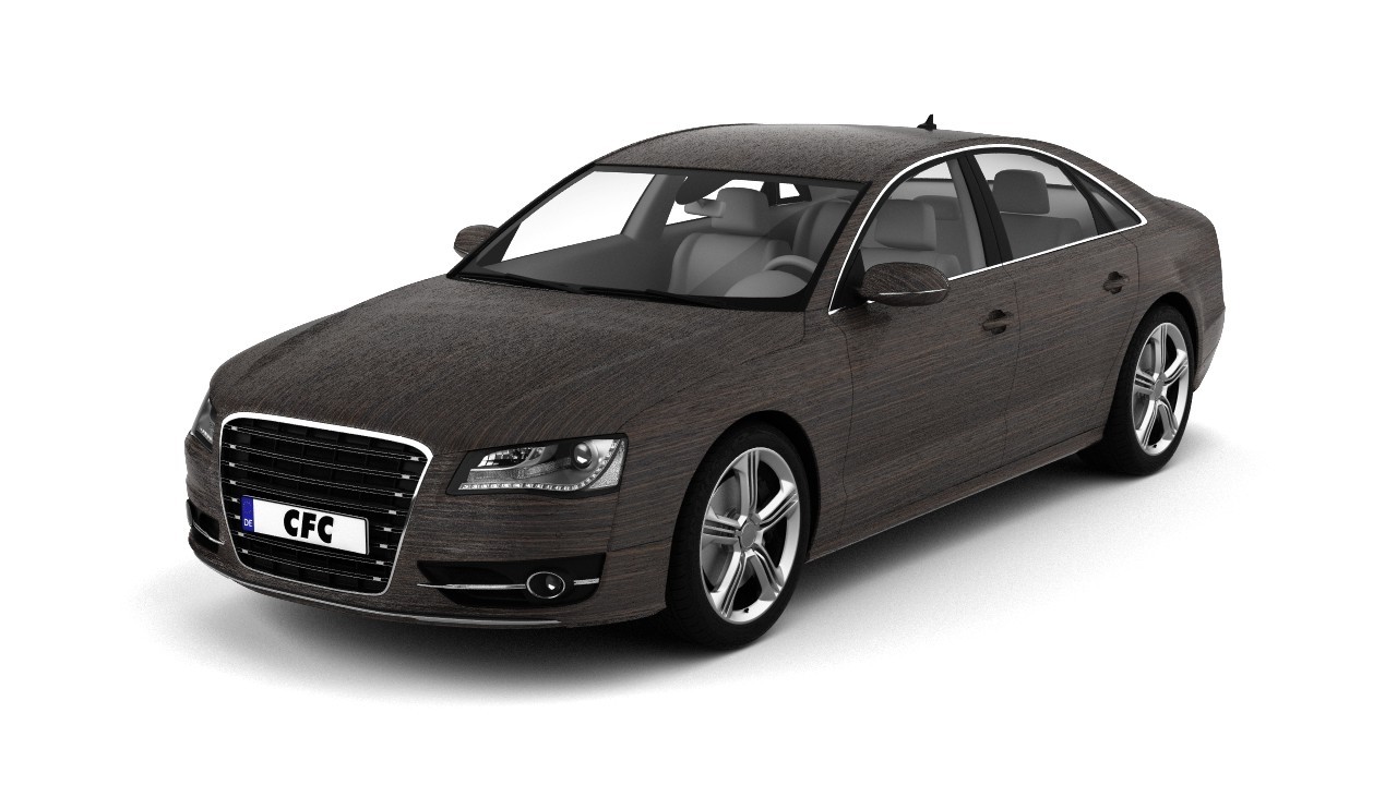 Car wrap folie CFC Designfolie alu-wood brown  122x100cm