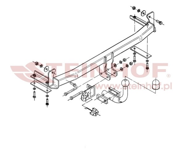 Trekhaak Seat Cordoba 4D 02/1996-08/1999