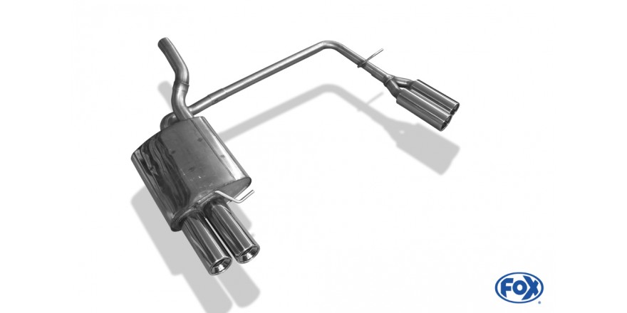 VW Passat 3C/ 3C CC Einddemper Uitgang rechts/links - 2x90 Typ 1