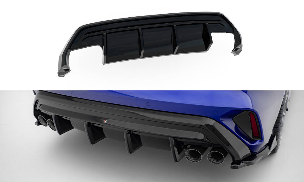 LED Stop Light Audi S3 Sedan 8Y Facelift Maxton Glanzend zwart