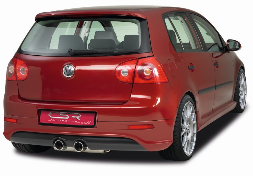 Achterbumper Diffusor VW Golf V Glans Zwart