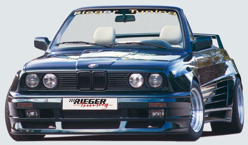 Spoilerzaard voor Voorbumper BMW E30 Breedversie ll Polyester R