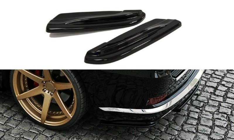 Achterzij Spoilers Jeep Grand Cherokee WK2 Summit Facelift Glanzend Zwart