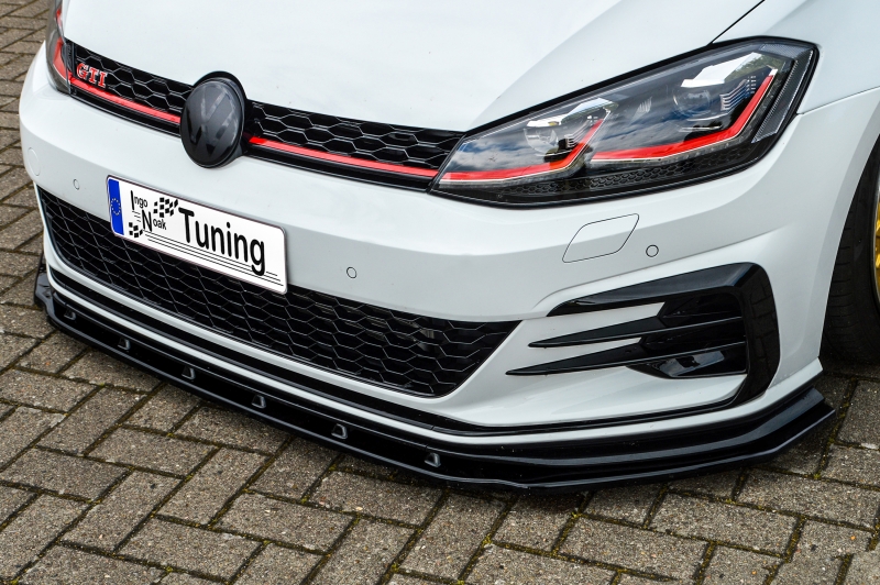 Voorspoiler Volkswagen Golf 7 GTI TCR Glans Zwart