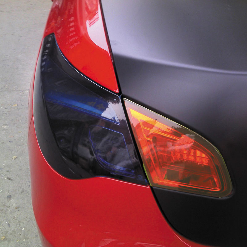 Koplamp-/achterlicht folie - Transparant - 1000x30 cm