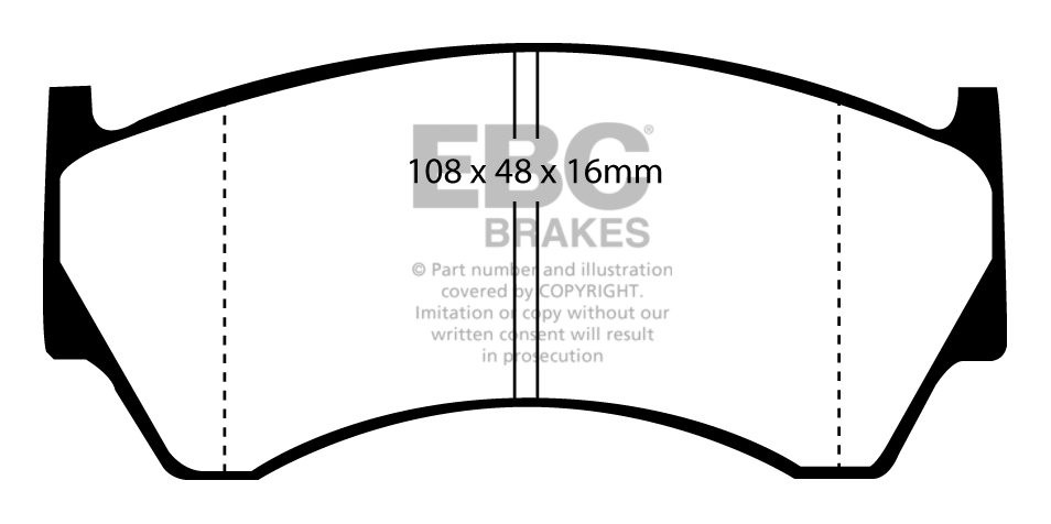 EBC Brakes NISSAN Almera 2.0 D 95-98 Remblokken voorzijde greens