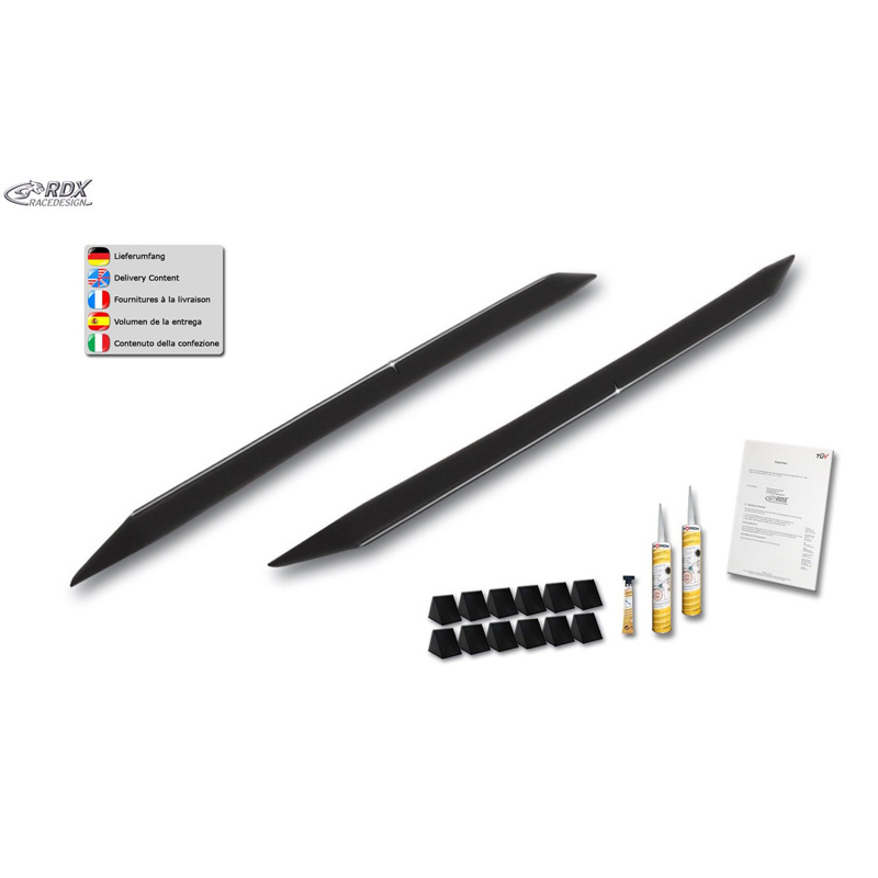 Sideskirts  Ford Mondeo V 2014- 'Slim' (ABS)