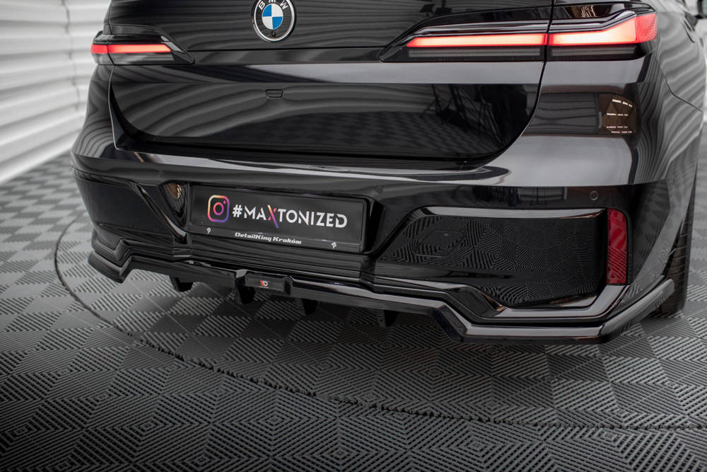 Diffuser BMW 7 Serie G70 M Pakket Maxton Glans Zwart