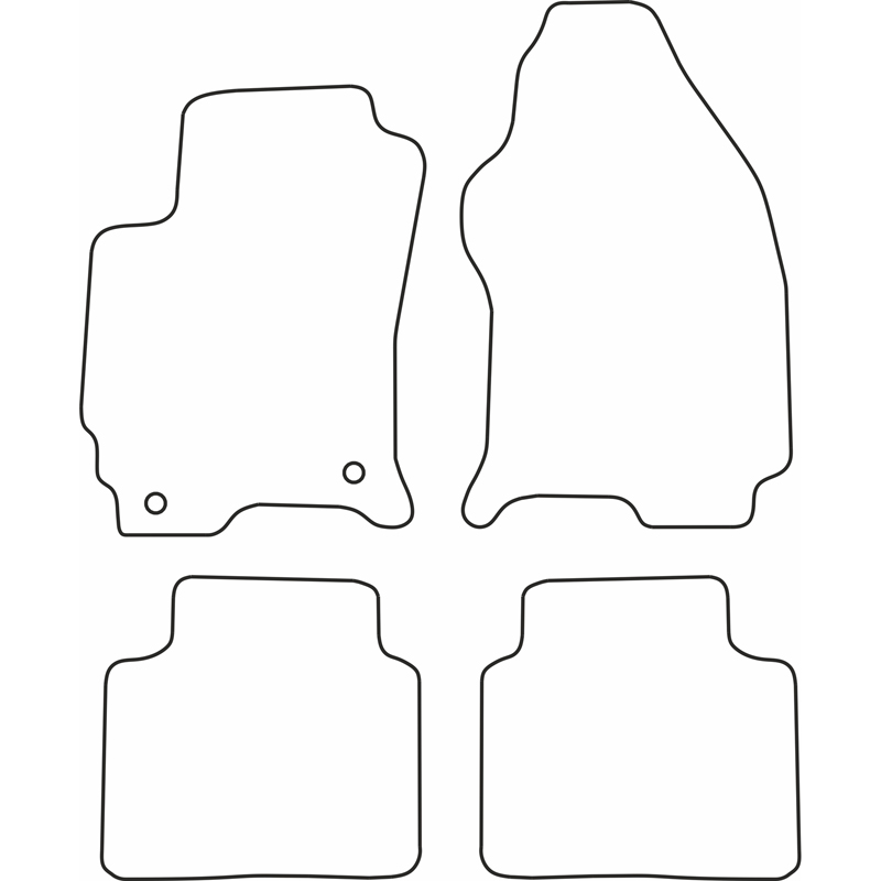 Automatten Velours  Ford Mondeo 2000-2007