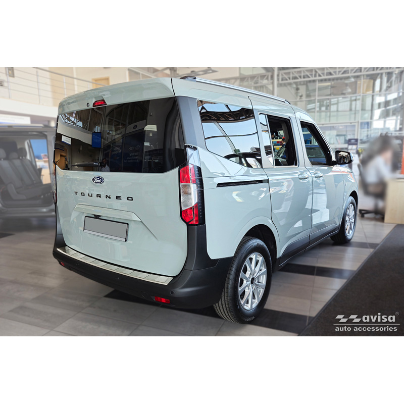 RVS Achterbumperprotector  Ford Tourneo Courier II / Transit Courier II 2023- 'Ribs'