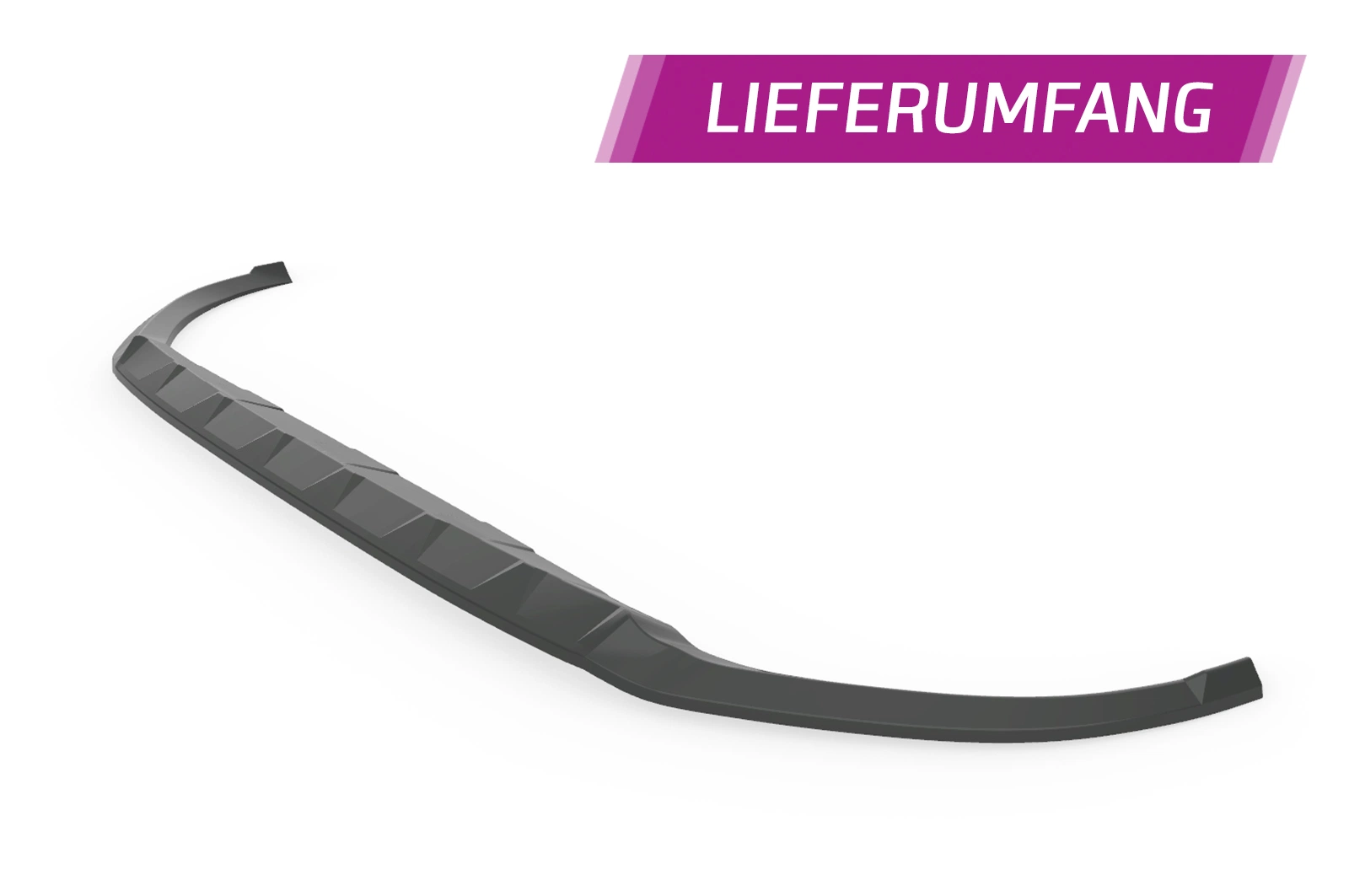 Voorspoiler VW Golf 7 Glans Zwart (08/2012 - 2017, pre-Facelift) van CSR Automotive