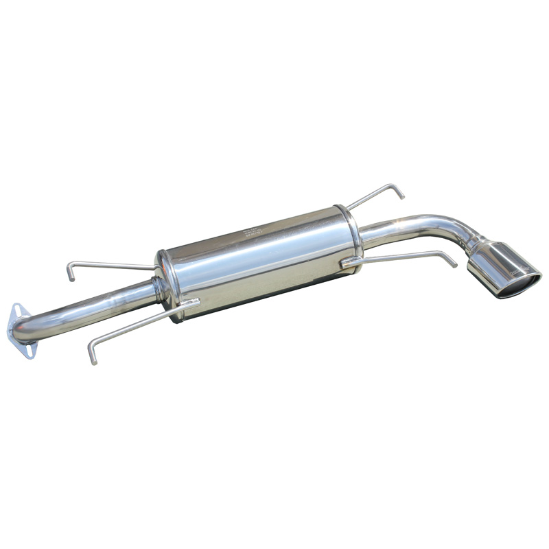 100% RVS Sportuitlaat  Subaru Impreza 2.5 WRX (224pk) 10/2007- 120x80mm