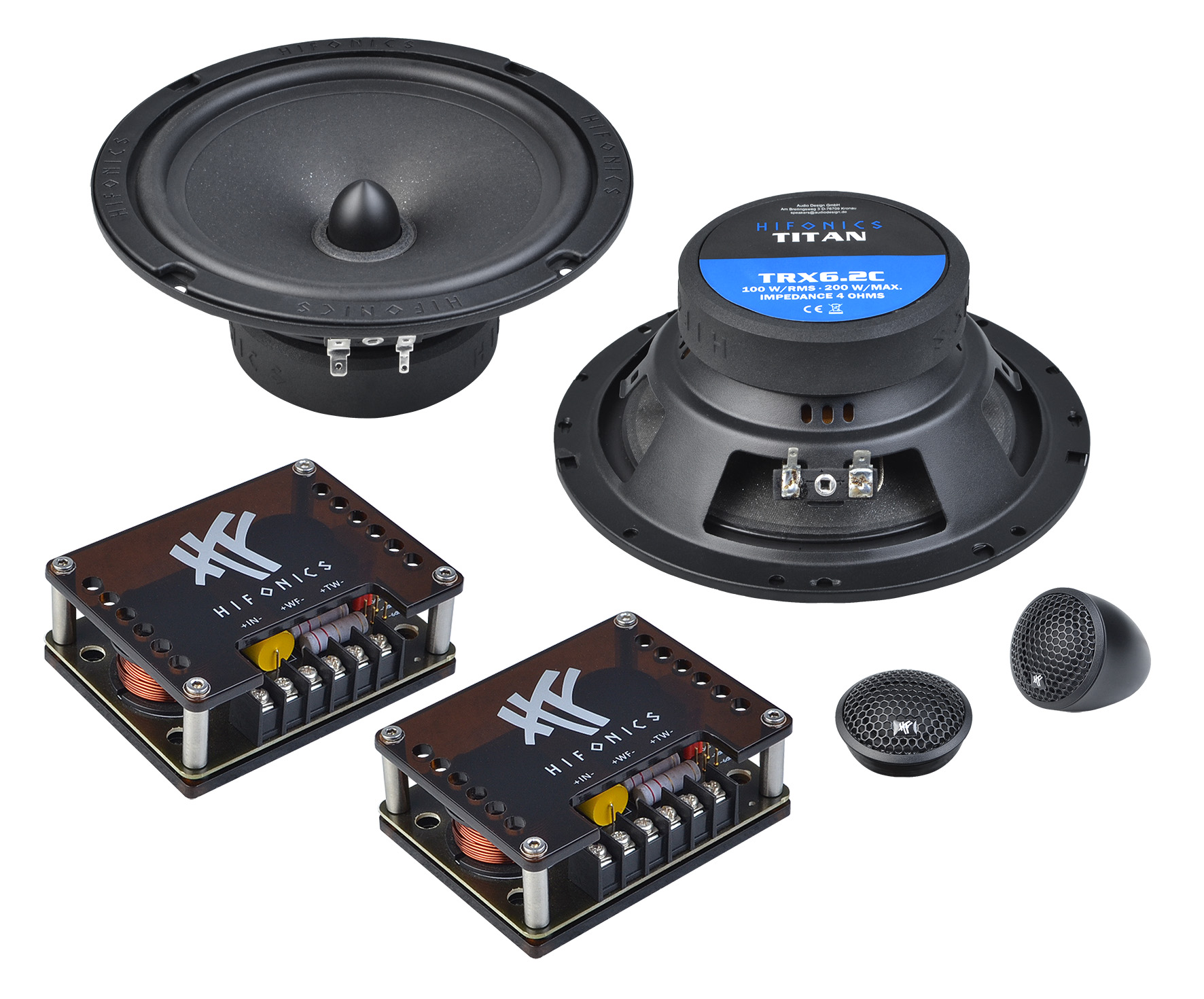 Hifonics Titan TRX6.2C 2-weg 16,5cm compo luidspreker