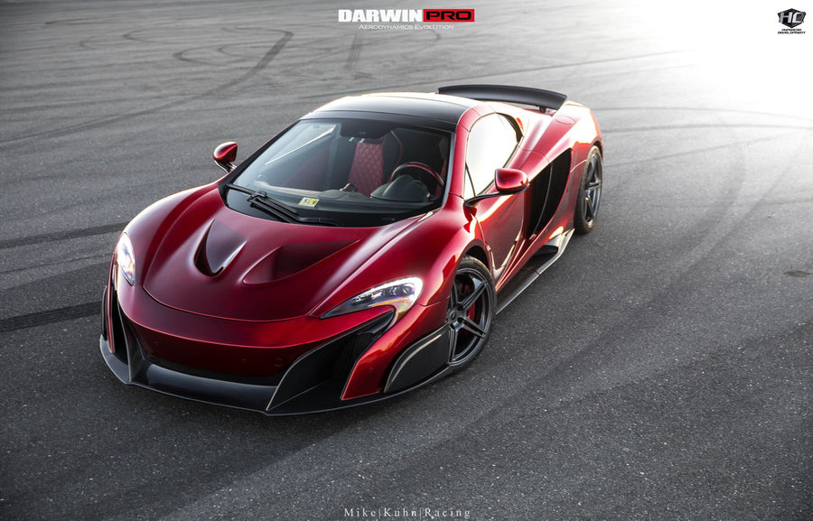 McLaren 650S 675LT Style Deels Carbon Fiber Voorspoiler 2014-2017