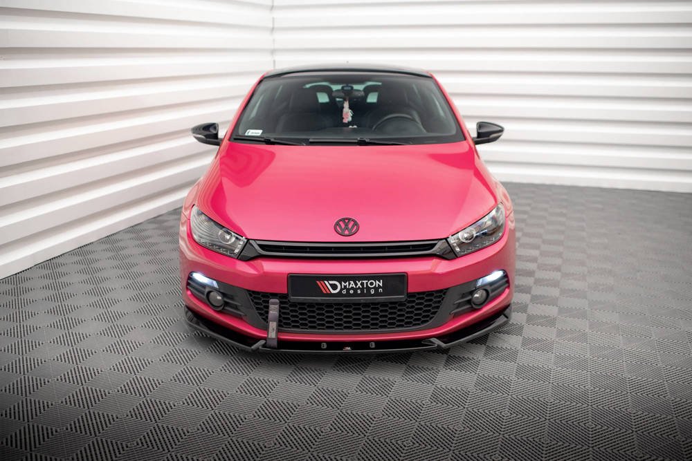 Voorspoiler V.3 Volkswagen Scirocco Maxton Glans Zwart