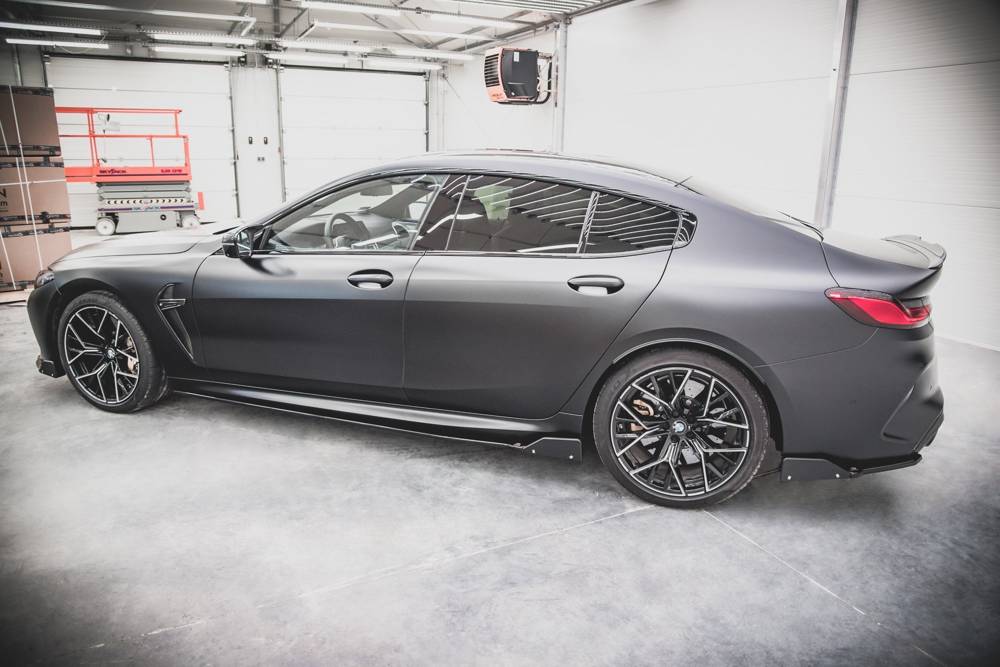 Sideskirts V.1 BMW M8 M850i Gran Coupe Maxton Glans Zwart