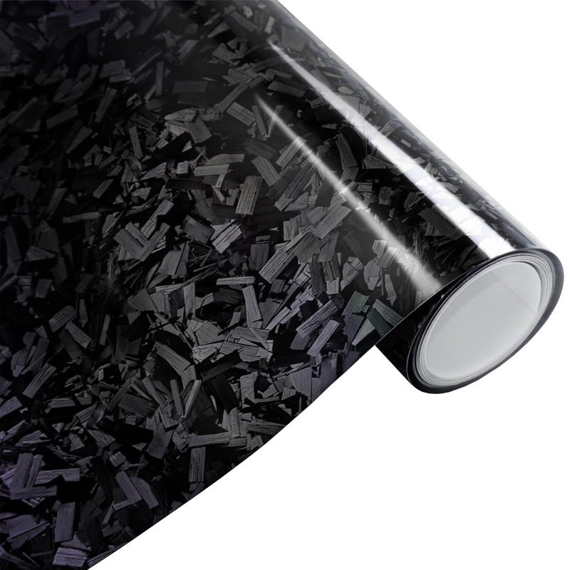 Forged Carbon Car Wrapping Folie - Zwart - 152x200cm