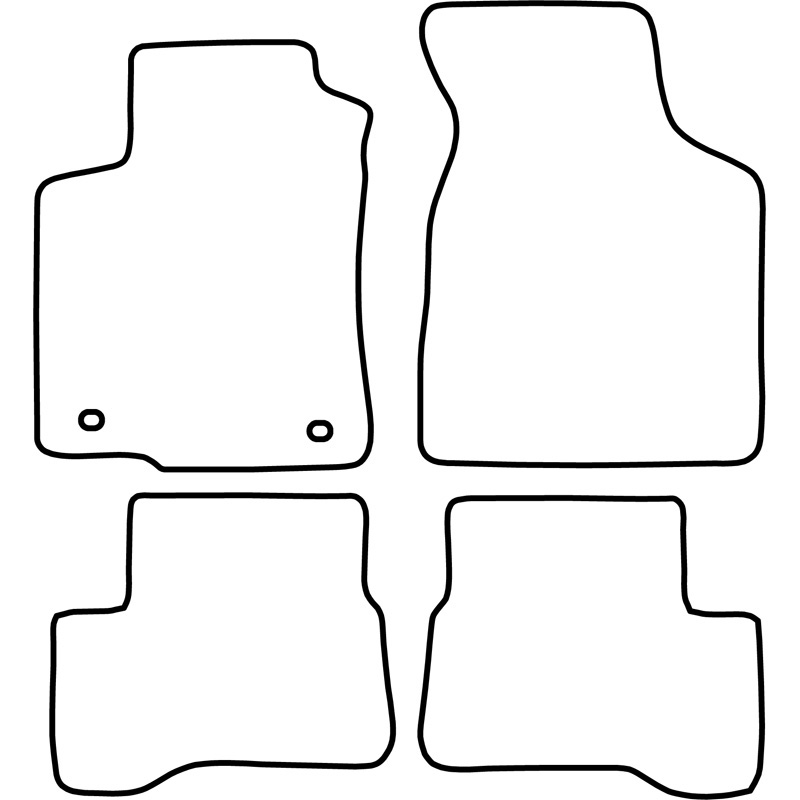 Automatten Velours  Mazda 323 sedan 1994-1998 / 323F 1994-1998
